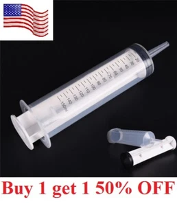 250ml Plastic Syringe Reusable Big Large Hydroponics Nutrient Measuring - Picture 1 of 2