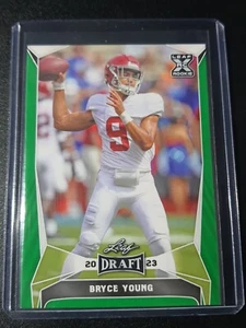 Bryce Young - Leaf Draft 2023 - Carolina Panthers, Alabama - Green - RC - Bild 1 von 2