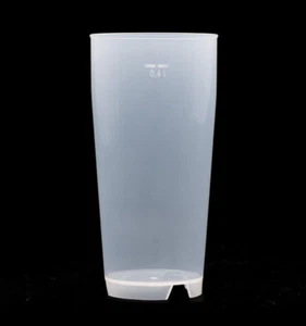 0,4L Kunststoff Mehrwegbecher Willibecher PP-Line transparent - Made in Germany - Bild 1 von 2