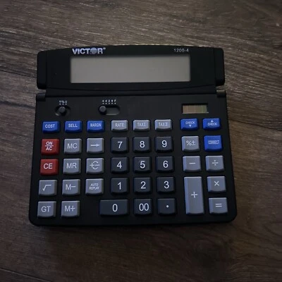 Victor Model 1200-4 Desktop Calculator With Adjustable Display Angle E2 - Image 1 of 3