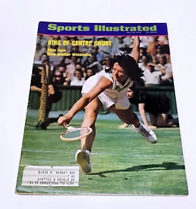 Tenis Billie Jean gana Wimbledon Sports Illustrated 16 de julio de 1973 - Imagen 1 de 1