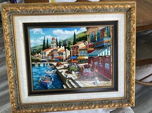 Anatoly Metlan Serigtaph Painting “ Ladie’s Best Friend “ - Picture 1 of 15