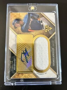 2017 Topps Tribute GEORGE SPRINGER Astros Signed Auto Card - Picture 1 of 2