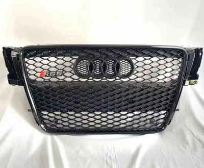 Parrilla de malla para parachoques delantero para Audi A5 B8 S5 RS5 2008 2009-2010-2011 2012 Foto 1 de 2