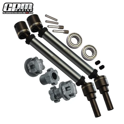GPM Front/Rear CVD Drive Shaft+Hex Adapter+Wheel Lock For TRAXXAS W/Windemaxx - Image 1 of 4