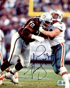 LINCOLN KENNEDY SIGNED AUTOGRAMM 8X10 FOTO ESPN OAKLAND RAIDERS BECKETT BAS COA - Bild 1 von 1