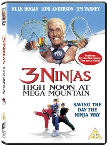 3 Ninjas High Noon at Mega Mountain (2009) Hulk Hogan McNa Region 2 DVD Like New - Image 1 of 1
