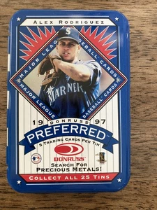 ALEX RODRIGUEZ 1997 Donruss Preferred Tin!!  Vacío - Imagen 1 de 1