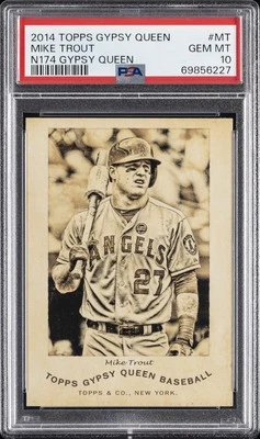2014 TOPPS GYPSY QUEEN N174 GYPSY QUEEN #MT MIKE TROUT PSA 10 - Image 1 of 2