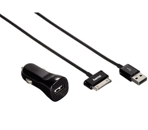 Hama KFZ USB Ladegerät Adapter Lader 30-Pin für Samsung Galaxy Tab 1 2 Note etc - Bild 1 von 2