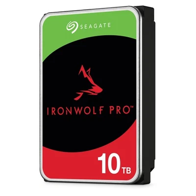 Seagate IronWolf Pro, 10 TB, Enterprise NAS Internal HDD –CMR 3.5 Inch, SATA 6 G - Image 1 of 4