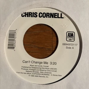 CHRIS CORNELL Can’t Change Me / Preaching The End Of The World 45 A&M NM - Picture 1 of 2