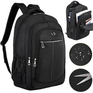 Men Women Laptop Backpack Waterproof Large Travel Rucksack School Shoulder Bag - Picture 1 of 19