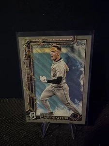 2025 Topps Holiday Kerry Carpenter #H127 SILVER GLITTER PARALLEL - Picture 1 of 3