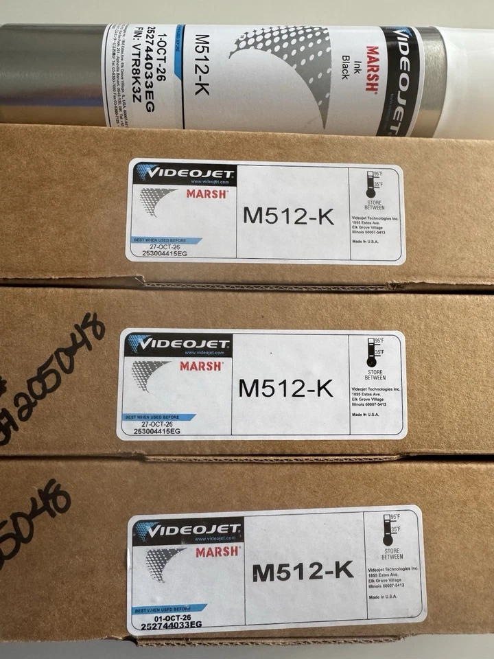 VideoJet M512-K Ink can, Black, Exp Oct 26 - Image 1 of 1