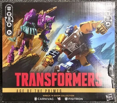 Transformers Age of the Primes Carnivac con Headmaster Survivor Vs Fisitron  Foto 1 de 3