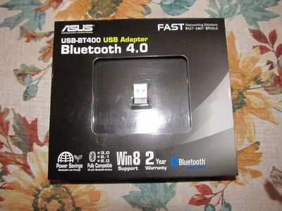 ASUS USB-BT400 USB Adapter w/ Bluetooth Dongle OPEN BOX - UPC Removed - Image 1 of 3