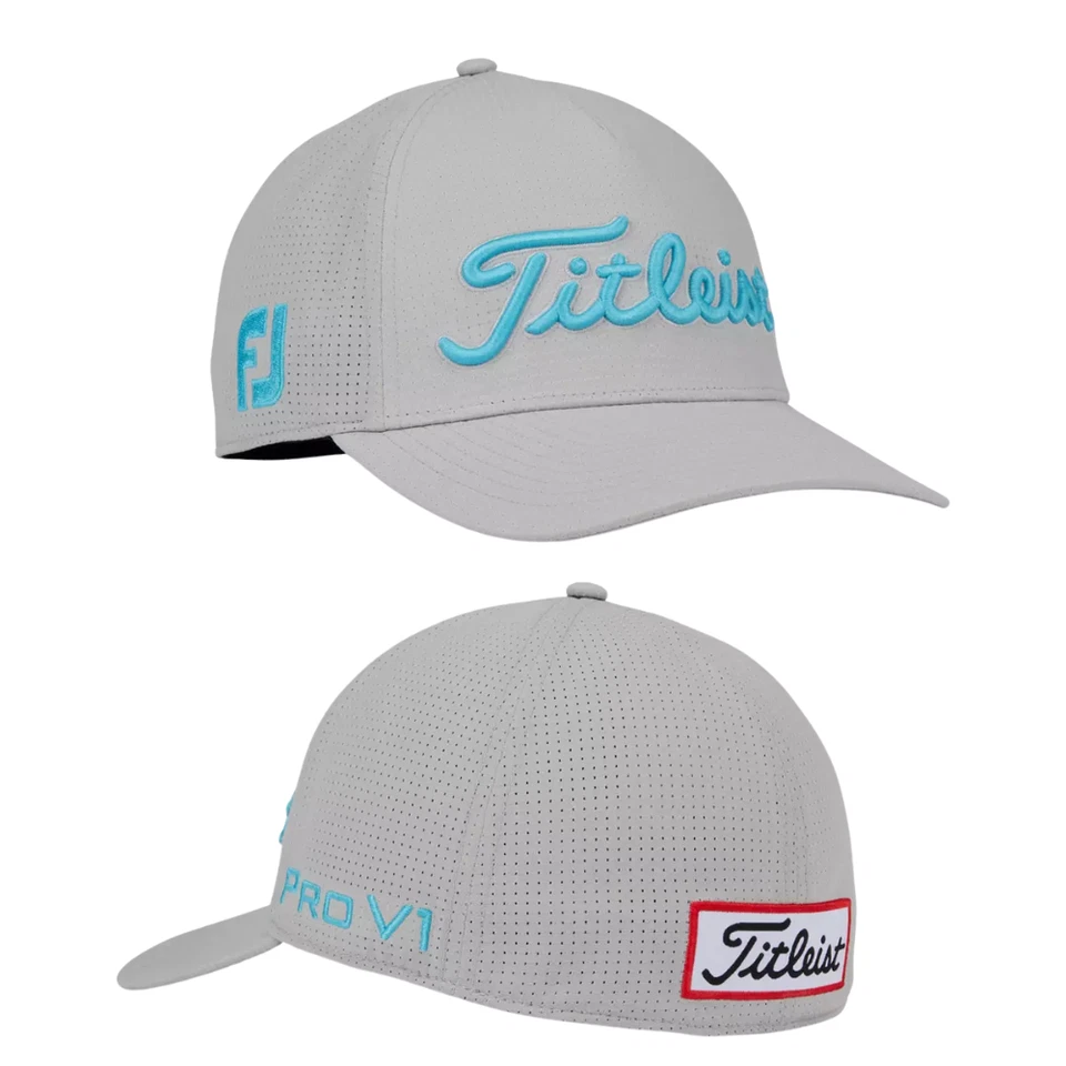 Gorra de golf Titleist Tour Stretch Tech FJ ProV1 ajustada para hombre nueva con etiquetas Foto 1 de 3