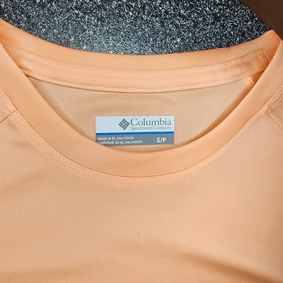 Peach Colombia Long Sleeve  PFG athleticwear Sz S protectivewear outdoorsy - Изображение 1 из 4