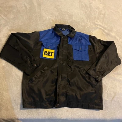 Chaqueta de trabajo Caterpillar CAT para hombre azul negro cremallera completa ropa de trabajo talla 54 cremallera completa Foto 1 de 4