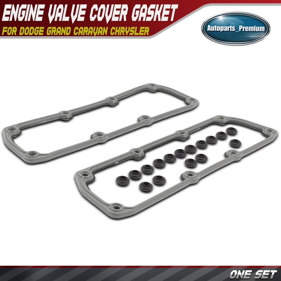 Juego de juntas de cubierta de válvula de motor para Dodge Grand Caravan 2001-2004 Chrysler Voyager Foto 1 de 4