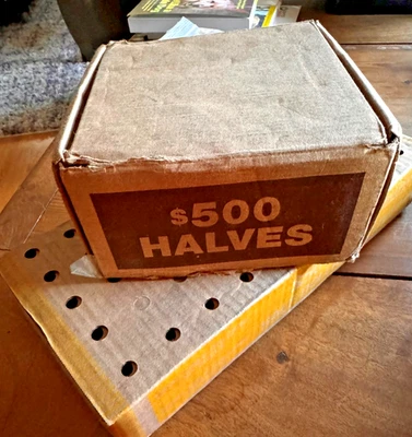 Unsearched Kennedy Half Dollar Roll OBW Sealed Bank-NYC Manhattan-New Lot ! - Image 1 of 4