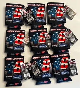 JIMMIE JOHNSON 2017 #48 LOWE'S CAN COOLER 12oz NASCAR KOOZIE LOT OF 9 - Picture 1 of 3
