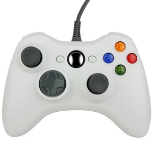 Joystick Controller pad Bianco con filo per Microsoft Xbox 360 Usato compatibil - Foto 1 di 1