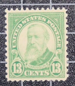 Scott 694 13 centavos Harrison MNH PSE certificado grado 90 SCV $40,00 - Imagen 1 de 3