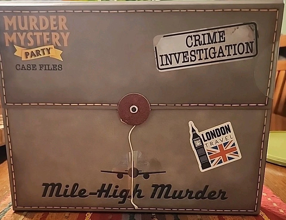 University Games Murder Mystery Party Case Files: Mile High Murder jogo de tabuleiro  - Imagem 1 de 4