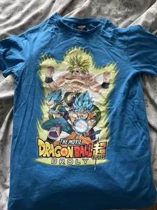 Dragon Ball Blue Printed T Shirt- Size Small - Picture 1 of 4