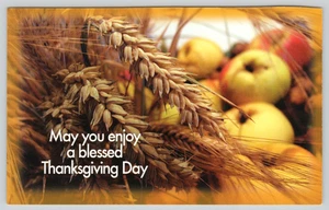 Postal May Your Enjoy a Blessed Thanksgiving - Poema nativo americano - Imagen 1 de 2