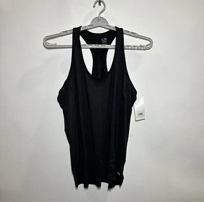 Camiseta sin mangas C9 Champion para mujer Duo-Dry talla grande rendimiento ébano S9783 - 1X Foto 1 de 3