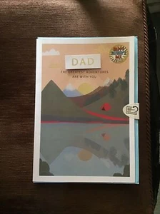 TARJETA PAPÁ LAS GRANDES AVENTURAS ESTÁN CONTIGO DÍA DEL PADRE - Imagen 1 de 1