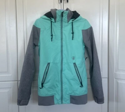 Volcom Moulin Insulated Taffeta Jacket Snowboard Hooded Size X Small Blemish - Image 1 of 4