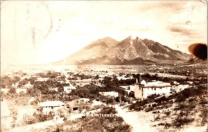 Postal Vintage RPPC Vista Aérea Vista de la Ciudad Monterrey México 20350 - Imagen 1 de 2