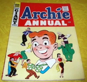1960 - 1961 VINTAGE ANTIQUE ARCHIES 12th ISSUE ANNUAL GIANT COMIC BOOK COMICS - Picture 1 of 6