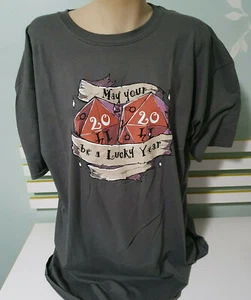 CAMISETA PARA HOMBRE 3XL MAY YOUR 2020 BE LUCKY D20 DADOS - Imagen 1 de 3