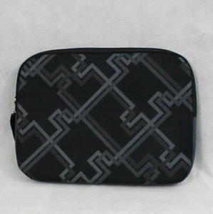 IPad Padded Carrying Case Black & Gray w/ Zipper Closure - Picture 1 of 4