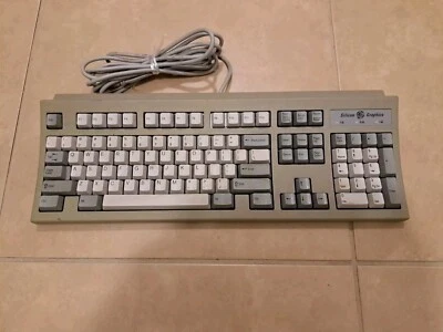 TECLADO E granito Silicon Graphics SGI 062-0002-001 Mdl RT6856T 121472-101  Foto 1 de 4