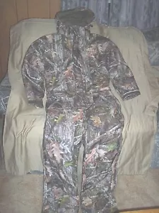 Mens Large Coveralls Realtree Kanati Camo Insulated Hunting Coveralls Waterproof - Picture 1 of 9