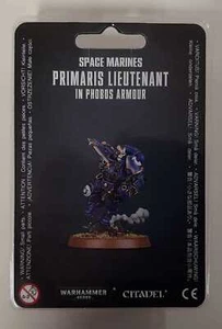Warhammer 40k - 45-22 Space Marines Primaris Lieutenant in Phobos Armour Blister - Imagen 1 de 1