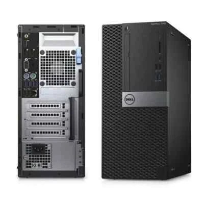Dell OptiPlex 7040 MT Core i7 Desktop Computer 32GB RAM 250GB HD Windows 11 WiFi - Image 1 of 4