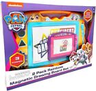 NEU Nickelodeon Paw Patrol 2er-Pack Regenbogen magnetisches Zeichenbrett Set 3 Stempel