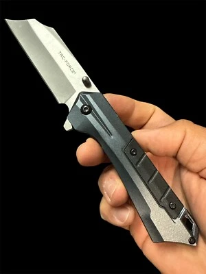 8" Tac Force Spring Assisted Cleaver Blade Pocket Knife, Camping Hunting EDC 7GY - Image 1 of 4