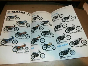 Original 1973 Yamaha Motorcycle Sales Brochure - Picture 1 of 5