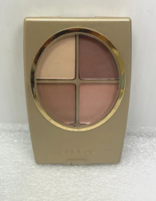 New L'OREAL WEAR INFINITE  Eye Shadow QUAD- ROSEWOOD SUEDES **RARE ORIGINAL - Image 1 of 4