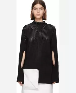 Moncler Genius Turtleneck Sweater Womens Size 2 (US Medium) Long Ribbed Stretch - Picture 1 of 22