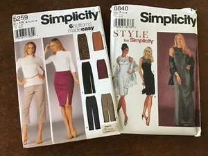 Simplicity 5259 8840 ~ Skirt Pants /Dress Formal Prom ~ Size 6 - 16 ~ Uncut - Picture 1 of 7