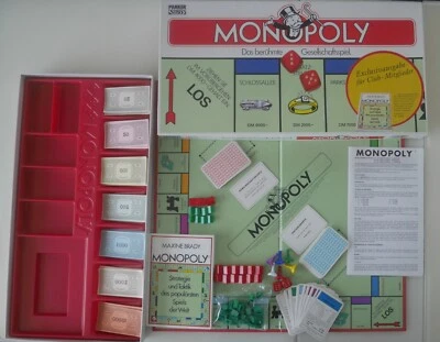 WIE NEU: MONOPOLY CLUB SONDERAUSGABE 80er! Monopoly Buch + EXTRAS! Unbespielt? - Bild 1 von 4